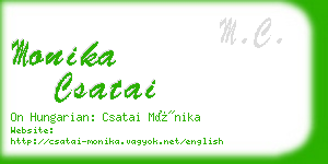 monika csatai business card